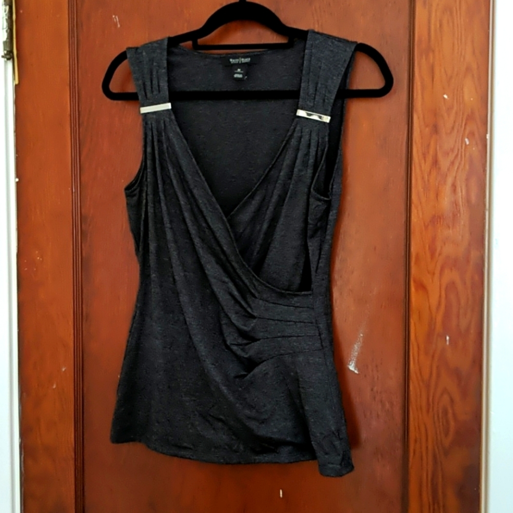 White House Black Market size medium heather grey